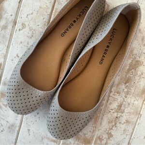 Lucky Brand Everlee Ballet Flats Taupe
